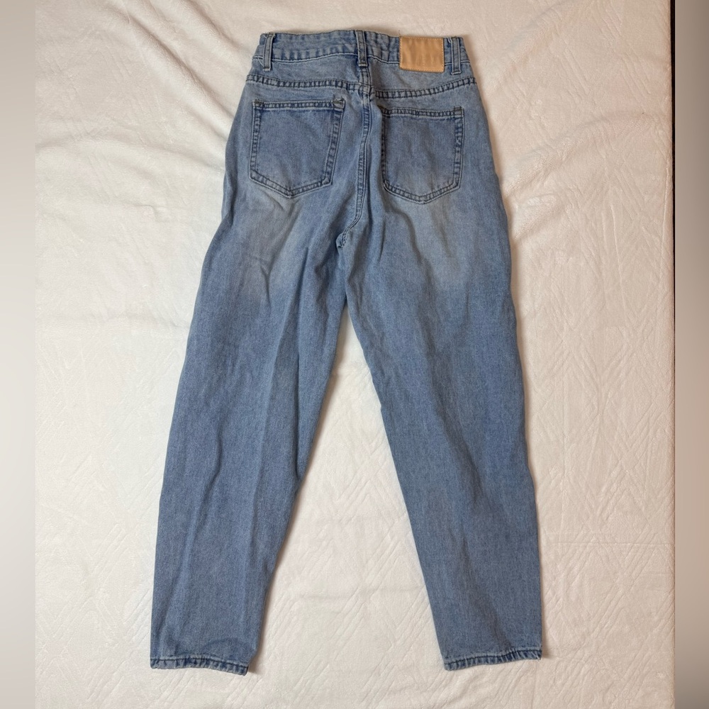 Blue Savvy Denim Women’s Size 3/26  Straight Ankle Jeans Mom High Rise Loose - Picture 2 of 10